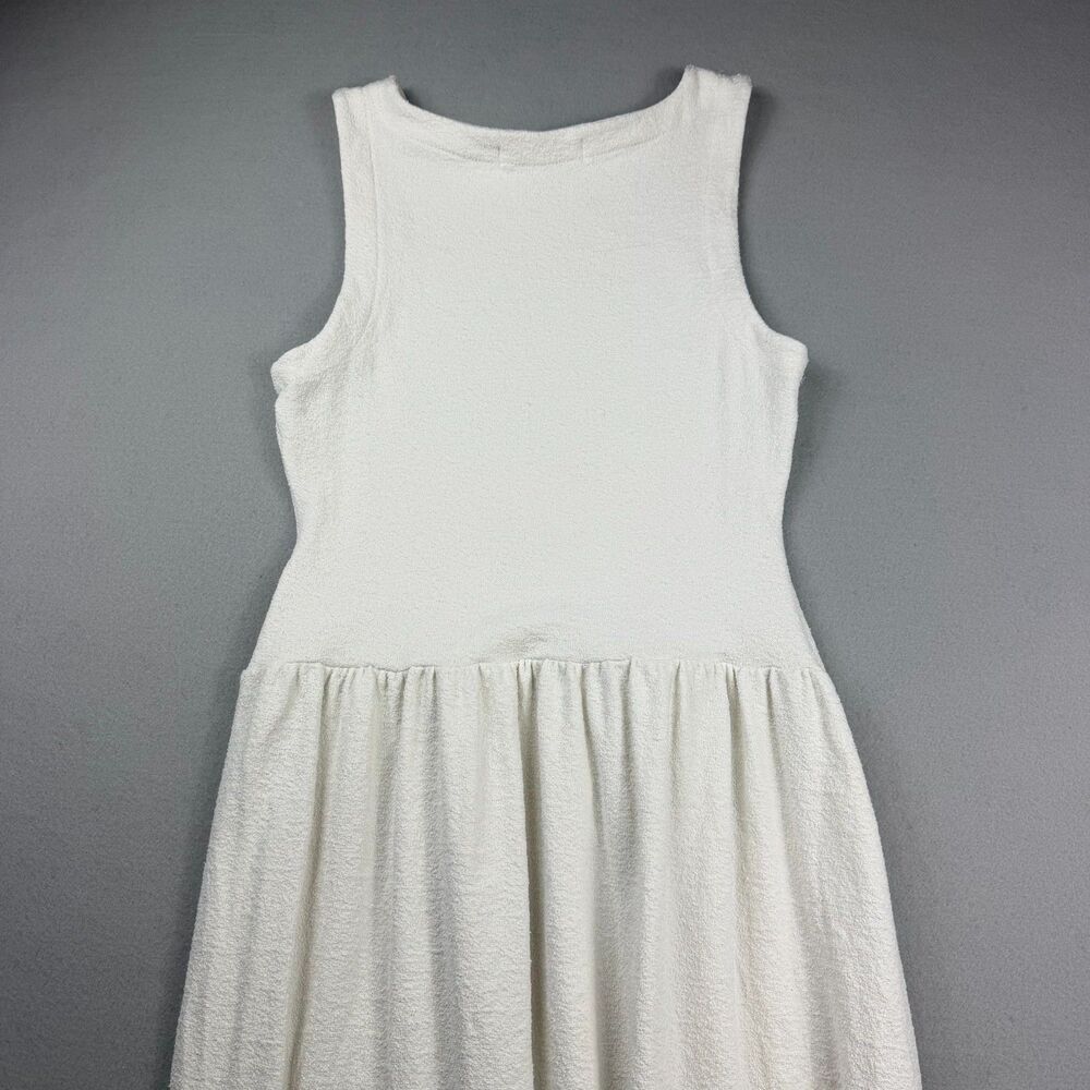 Free People Beach Womens M White Terry Cloth Maxi Dress Swim Suit Cover Up - Picture 5 of 10